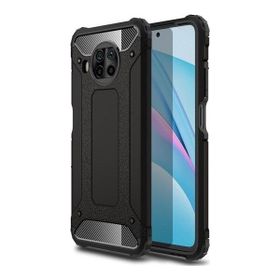 Gpack Siyah Xiaomi Mi 10T Lite Crash Tank Koruma Full Ekran Koruyucu Nano Cep Telefon Kılıfı