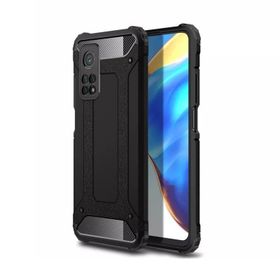 Gpack Siyah Xiaomi Mi 10T Lite Crash Tank Koruma Full Ekran Koruyucu Nano Cep Telefon Kılıfı