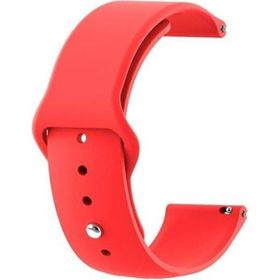 Gpack Spovan Watch 4 Pro Mat Düz Klasik Silikon KRD 11 Kırmızı Kordon