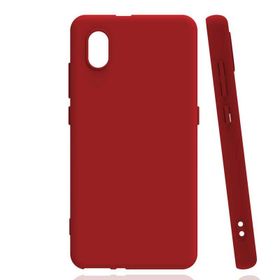 Gpack TCL L7 Renkli Korumalı Premier Mat Silikon Kırmızı Kılıf