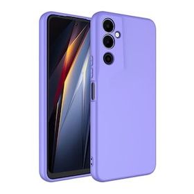 Gpack Tecno Pova Neo 2 Mara Lansman Silikon Mat Soft İçi Süet Kılıf lila