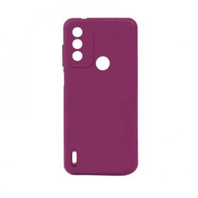 Gpack Tecno Spark 6 Go Mat Lüks Kamera Korumalı Premier Silikon Mürdüm Kılıf