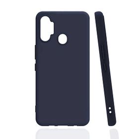 Gpack Tecno Spark 7 Pro Mat Lüks Korumalı Premier Mat Silikon Lacivert Kılıf