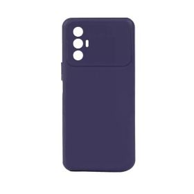 Gpack Tecno Spark 8 Pro Premier Mat Silikon Renkli Lüks Korumalı Lacivert Kılıf
