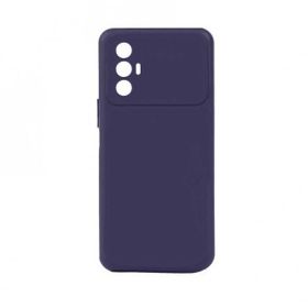 Gpack Tecno Spark 8 Pro Premier Mat Silikon Renkli Lüks Korumalı Lacivert Kılıf