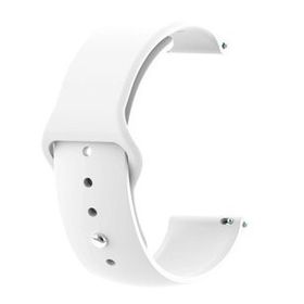 Gpack TicWatch C2 Mat Düz Renkli Silikon Gri Kordon