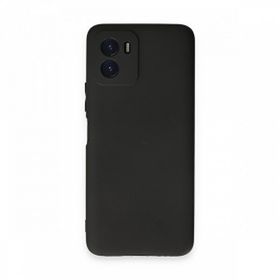 Gpack Vivo Y15S Mat Kamera Korumalı Premier Mat Silikon Siyah Kılıf