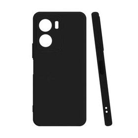 Gpack Vivo Y16 Renkli Lüks Korumalı Premier Mat Silikon Siyah Kılıf