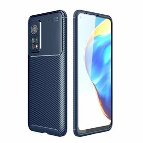 Gpack Xiaomi Mi 10T Pro Negro Karbon Dizayn Silikon Lacivert Kılıf