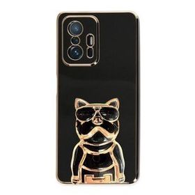 Gpack Xiaomi Mi 11T 5G Kamera Korumalı Köpek Desenli Standlı Silikon Kılıf