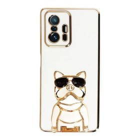 Gpack Xiaomi Mi 11T 5G Kamera Korumalı Köpek Desenli Standlı Silikon Kılıf