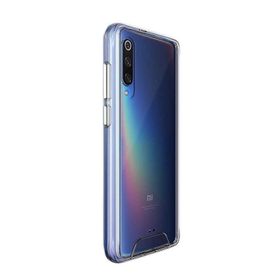 Gpack Xiaomi Mi 9 Gard Nitro Şeffaf Sert Renksiz Silikon Kılıf
