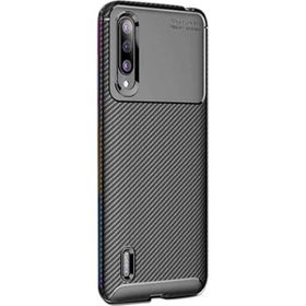 Gpack Xiaomi Mi 9 Lite Negro Karbon Dizayn Nano Glass Siyah Silikon Cep Telefonu Kılıf