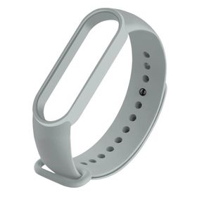 Gpack Xiaomi Mi Band 5 Silikon Renkli Gri Kordon
