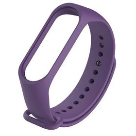 Gpack Xiaomi Mi Band 5 Silikon Renkli Mor Kordon