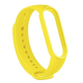 Gpack Xiaomi Mi Band 5 Silikon Renkli Sarı Kordon