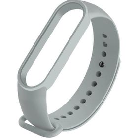 Gpack Xiaomi Mi Band 7 Silikon Mat Klasik Renkli Gri Kordon