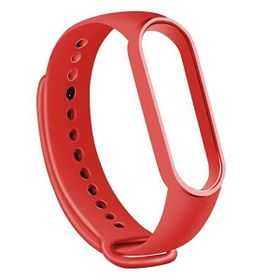 Gpack Xiaomi Mi Band 7 Silikon Mat Klasik Renkli Kırmızı Kordon