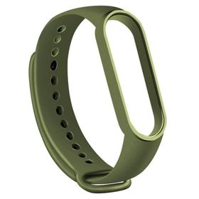 Gpack Xiaomi Mi Band 7 Silikon Mat Klasik Renkli Koyu Yeşil Kordon