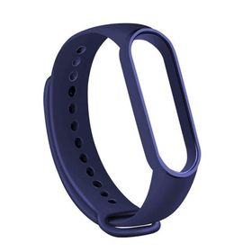 Gpack Xiaomi Mi Band 7 Silikon Mat Klasik Renkli Lacivert Kordon