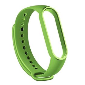 Gpack Xiaomi Mi Band 7 Silikon Mat Klasik Renkli Yeşil Kordon