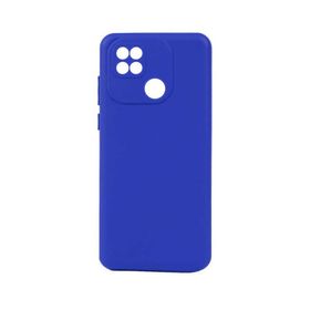 Gpack Xiaomi Poco C40 Mat Lüks Kamera Korumalı Premier Silikon Mavi Kılıf
