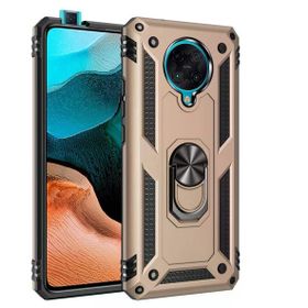 Gpack Xiaomi Poco F2 Pro Tank Koruma Vega Standlı Yüzüklü Mıknatıslı Kırmızı Kılıf
