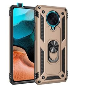 Gpack Xiaomi Poco F2 Pro Tank Koruma Vega Standlı Yüzüklü Mıknatıslı Kırmızı Kılıf