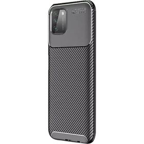 Gpack Xiaomi Poco M3 Negro Karbon Dizayn Silikon Siyah Kılıf