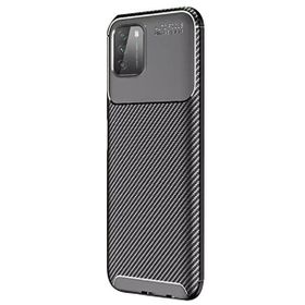 Gpack Xiaomi Poco M3 Negro Karbon Dizayn Silikon Siyah Kılıf