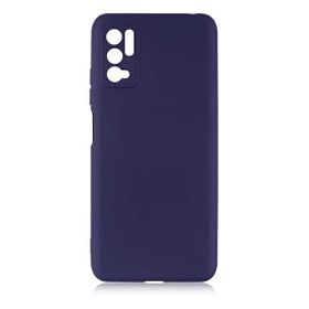 Gpack Xiaomi Poco M3 Pro 5G Renkli Kamera Korumalı Premier Mat Silikon Lacivert Kılıf