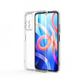 Gpack Xiaomi Poco M4 Pro 5G Süper Silikon Kamera Korumalı Şeffaf Kılıf