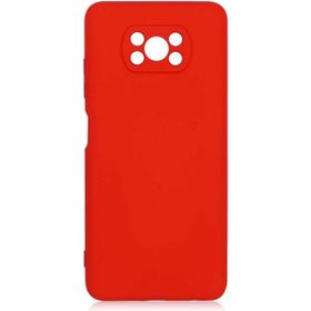 Gpack Xiaomi Poco X3 Mara Silikon Mat Soft Kamera Korumalı Lansman Kırmızı Kılıf