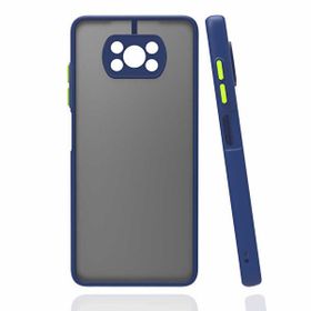 Gpack Xiaomi Poco X3 Pro Hux Kamera Korumalı Silikon Lacivert Kılıf