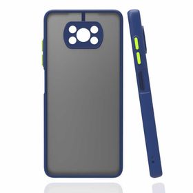 Gpack Xiaomi Poco X3 Pro Hux Kamera Korumalı Silikon Lacivert Kılıf