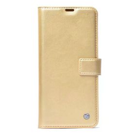 Gpack Xiaomi Poco X3 Pro Kar Delüx Cüzdan Kartvizitli Standlı Kopçalı Altın Kılıf
