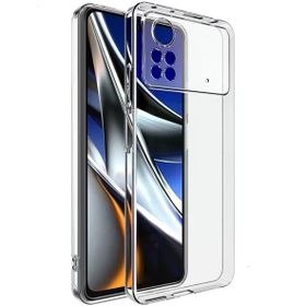 Gpack Xiaomi Poco X4 Pro 5G Süper Silikon Lüks Kamera Korumalı Şeffaf Kılıf