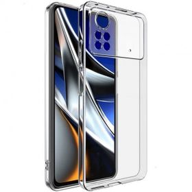 Gpack Xiaomi Poco X4 Pro 5G Süper Silikon Lüks Kamera Korumalı Şeffaf Kılıf