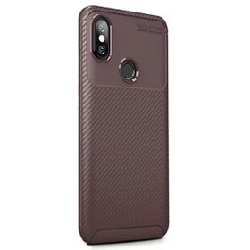 Gpack Xiaomi Red Mi Note 6 Pro Lacivert Negro Karbon Dizayn Silikon Kılıf