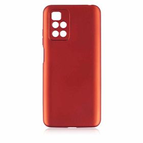Gpack Xiaomi Redmi 10 2022 Mat Kamera Korumalı Premier Mat Silikon Kırmızı Kılıf