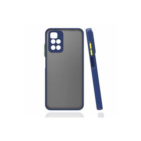 Gpack Xiaomi Redmi 10 Hux Kamera Korumalı Silikon Lacivert Kılıf