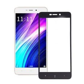 Gpack Xiaomi Redmi 4A Full Kapatan Renkli Cam Siyah Cep Telefonu Kılıfı