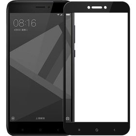 Gpack Xiaomi Redmi 4A Full Kapatan Renkli Cam Siyah Cep Telefonu Kılıfı