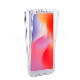 Gpack Xiaomi Redmi 5 Plus Ön Arka Şeffaf Silikon Koruma Kılıf