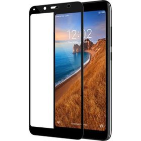 Gpack Xiaomi Redmi 7A Siyah Tam Koruma Full Kapatan Cam Ekran Koruyucu