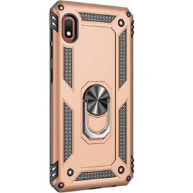 Gpack Xiaomi Redmi 7A Vega Standlı Yüzüklü Mıknatıslı Nano Glass Gold Cep Telefonu Kılıf