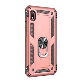 Gpack Xiaomi Redmi 7A Vega Standlı Yüzüklü Mıknatıslı Nano Glass Kırmızı Cep Telefonu Kılıf
