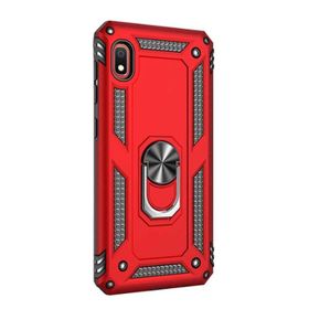 Gpack Xiaomi Redmi 7A Vega Standlı Yüzüklü Mıknatıslı Nano Glass Kırmızı Cep Telefonu Kılıf