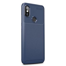 Gpack Xiaomi Redmi 8 Negro Karbon Dizayn Nano Glass Lacivert Silikon Cep Telefonu Kılıf