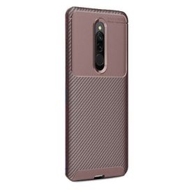 Gpack Xiaomi Redmi 8 Negro Karbon Dizayn Siyah Silikon Cep Telefonu Kılıf